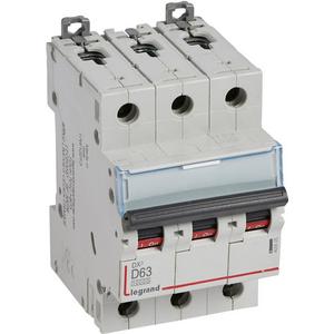 Leitungsschutzschalter - LS-Schalter DX3 D-Charakteristik 63A 3P 10kA 400VAC 3TE - 409505