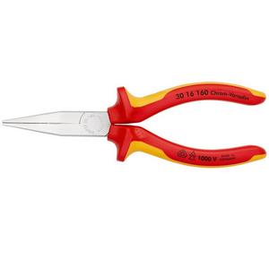 Flachzange - VDE Langbeckzange verchromt 160 mm - 30 16 160