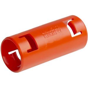 Muffe für Installationsrohre - Krallenmuffe 63 halogenfrei orange - 102340