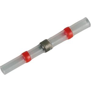 Warmschrumpf-Quetschverbinder - Löt-Schrumpfverbinder transparent 0,5-1,0 mm² rot - 363606