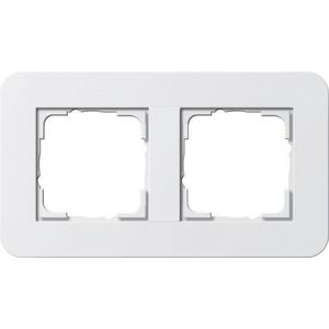 Abdeckrahmen - 2-fach Abdeckrahmen für E3 reinweiß/reinweiß - 0212410