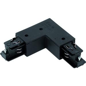 Elektrisches Zubehör - Eckverbinder 90° schwarz rechts zu 3-Phasen Stromschiene eckig - 676008RSW