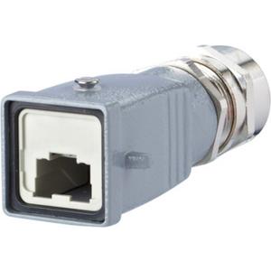 Gehäuse für Industriesteckverbinder - Steckergehäuse Klammerverschluss Industry IP67 V5 metal plug housing - 1401065000ME