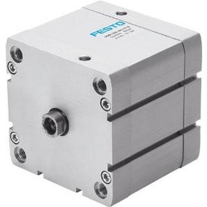 Pneumatische Kolbenstangenzylinder - ADN Kompaktzylinder Kolben-dm 100 mm - Hub 10 mm mit P - Dämpfung - 536384
