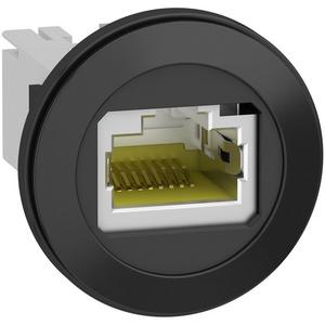 Schnittstellenwandler - RJ45 Einbaubuchse Harmony XB5 Kunststoff schwarz Schnittstelle Ethernet RJ45 - XB5PRJ45