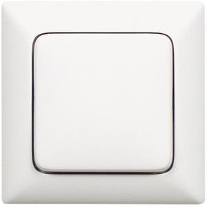 Abdeckung für Schalter, Taster, Dimmer, Jalousie - Wippe Aus- Wechselschalter volle PlatteCreo ultraweiß - 776160