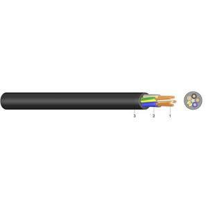 ohne Schutzleiter - Gummi Schlauchleitung leicht GML-O 2x1,5 schwarz Eca - GML-O     2X 1,5  SW