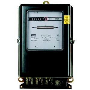 Elektronischer Elektrizitätszähler - Drehstromzähler 10/60 A 230/400 V 50 Hz regeneriert ungeeicht - 201060