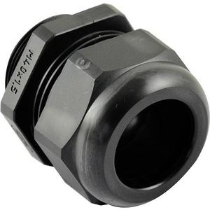 Kabelverschraubung - Kabelverschraubung M40 18-32mm wasserdicht IP68 schwarz - 63568
