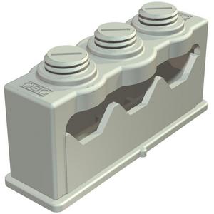 Druckschelle - Greif-ISO-Schelle für 3 Kabel 6-16mm PS lichtgrau RAL 7035 - 2109018