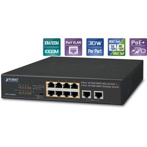 Netzwerk Switch - PoE Switch 8xPoE +2x Gigabit - PL-GSD-1008HP