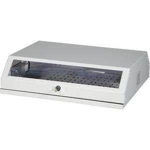 Netzwerkgehäuse - 19-Zoll Wandgehäuse 3HE-Vorne 5HE-Hinten lichtgrau - 691703V