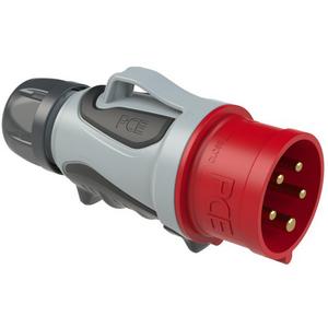 CEE-Stecker - CEE Stecker 16A 5p 6h GRIP IP44/54 TT - 0153-6TT