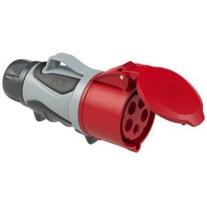 CEE-Kupplung - CEE Kupplung 16A 5p 6h GRIP IP44/54 TT - 2153-6TT