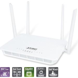 Netzwerk Router - Dual Band Wireless Gigabit Router 802.11ac 1200Mbps mit USB - PL-WDRT-1202AC