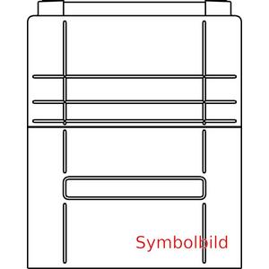 Sockel/Sockelelement (Schaltschrank) - Bodenmontagesockel 420x500x180mm - 1415