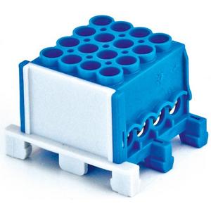 Hauptleitungsklemme - Hauptleiteranschlussklemme 1-pol. 4x 25mm² + 4x 16mm² berührungssicher blau - KS251ND