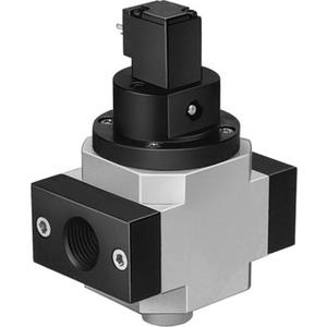Pneumatische Sperrventile - Einschaltventil 3/2 geschlossen monostabil 24VDC 2,5-16bar 3200l/min 2xG3/8 G1/4 - 172941