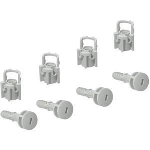 Komponente für Tür (Schaltschrank) - Kunststoffschrauben für THALASSA-Kästen mit 20mm Abdeckhöhe - NSYAEDS20TB