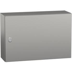 Schaltschrank (leer) - S3X Wandschrank Edelstahl 304L Volltür ohne Montageplatte H400 x B600 x T200 mm - NSYS3X4620