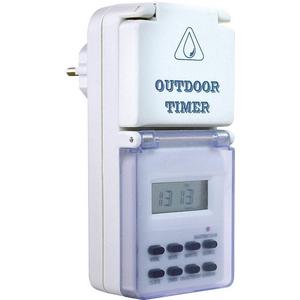 Steckdosenschaltuhr - Wochen-Zeitschaltuhr digital IP44 - 24033