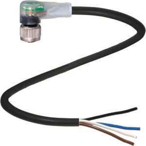 Konfektioniertes Sensor-Aktor-Kabel - Kabeldose V1-W-A2-BK5M-PUR-U - 217487