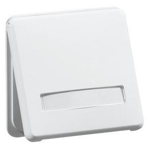 Steckdose - Steckdose SCHUKO weiß Beschriftungsfeld Klappdeckel - 00794011