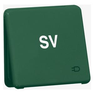 Steckdose - Steckdose SCHUKO grün SV Klappdeckel - 00801011