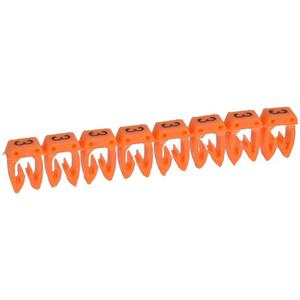 Kabelmarkierungssystem - Kennzeichnungssystem CAB 3 f. Leiterquerschnitt 1,5-2,5 mm² Ziffer: 3 orange - 038223