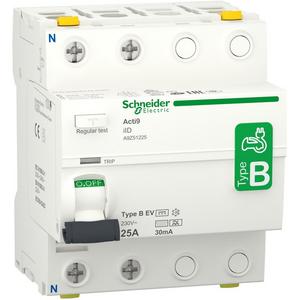 Fehlerstrom-Schutzschalter - FI-Schutzschalter  25A 2-polig 30mA Typ B - A9Z51225