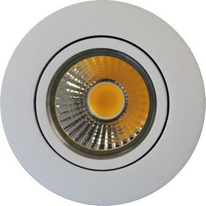 Downlights und Einbaustrahler - LED Einbaustrahler A 5068 T Flat nickel-gebürstet 8W 930 38° dim - 1856860923