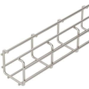Gitterrinne - Gitterrinne C-Form Edelstahl V2A 50x50 mm - 6016200