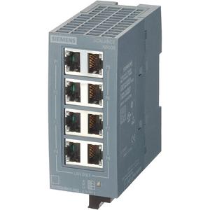 Netzwerk Switch - SCALANCE XB008 unmanaged IE Switch 8x 10/100 Mbit/s Twisted Pair Ports - RJ45 - 6GK5008-0BA10-1AB2