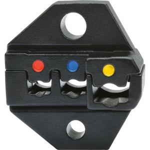 Presswerkzeug Kabelschuhe/Verbinder, Aderendhülsen, Schirmanschluss - Presseinsatz für isolierte Verbindungsmaterialien 0,5-6qmm - IS501T