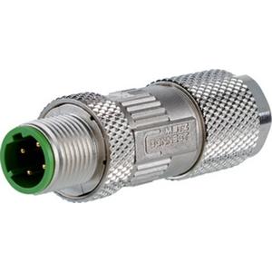 Modularer Steckverbinder - M12 Stecker D-kodiert feldkonfektionierbar gerade - MNF881A115