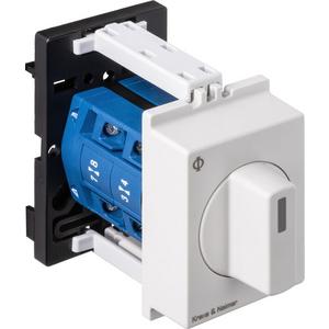 Voltmeterumschalter - Umschalter mit 0-Stellung 1polig 60° 45mm-Schnappbefestigung - 70009091