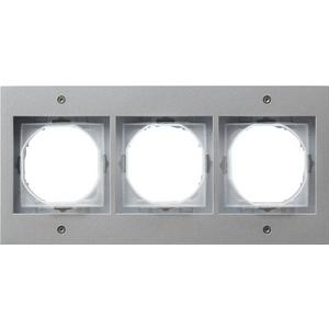 Abdeckrahmen - 3-fach Abdeckrahmen für TX_44 (WG UP) Farbe Aluminium - 021365