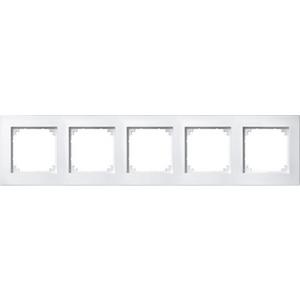 Abdeckrahmen - Abdeckrahmen 5-fach polarweiß matt - 486519