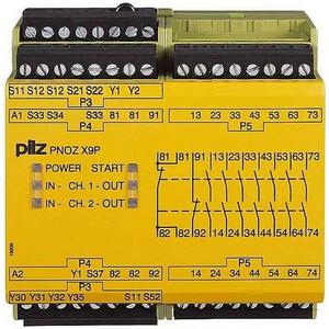 Gerät zur Überwachung von sicherheitsgerichteten Stromkreisen - Sicherheitsrelais PNOZ X - NOT-AUS / Schutztür / Lichtgitter - 777606