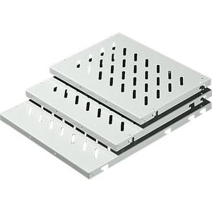 Komponente für den Ausbau (Schaltschrank) - Geräteböden für Gehäuserahmen gelocht 50 kg RAL 7035 - 7165035
