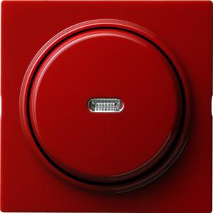Installationsschalter - Tastschalter Kontroll Wechsel für S-Color rot - 013643