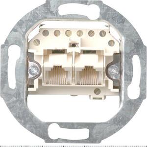 Kommunikationsanschlussdose Kupfer - Steckdose UAE TAE 2*8-Pol. Einsatz - 018700