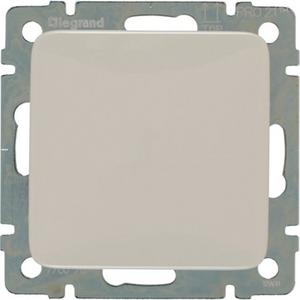 Blindabdeckung für Befehlsgeräte - Blindabdeckung mit Tragring Creo mandelweiß - 776078