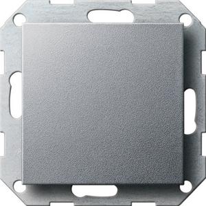 Kommunikationstechnik - Blindabdeckung mit Tragring für System 55 Aluminium - 026826