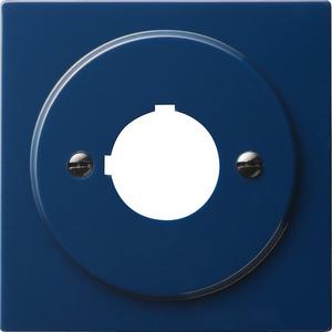 Kommunikationstechnik - Abdeckung mit Tragring Geräte mit 22,5 mm für S-Color blau - 027246