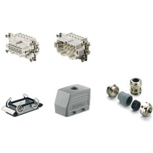 Zubehör für Industriesteckverbinder - Schwere Steckverbinder Baugröße 4 mit Schraubanschluss 500 V 16 A M25 - 1802410000
