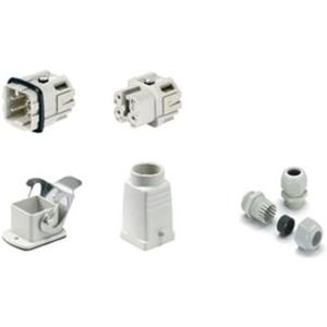 Zubehör für Industriesteckverbinder - Steckverbinder Kit HA 3-polig Baugröße 1 M20 400V - 1802460000