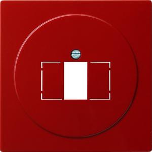 Kommunikationstechnik - Abdeckung TAE+Stereo+USB für S-Color rot - 027643