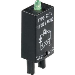 Zubehör für Schaltrelais - LED - Modul Steckanschluss Plugseries RIM 4 6/24VUC grün - 8713780000