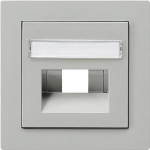 Kommunikationstechnik - Abdeckung beschriftbar für UAE/IAE/ISDN für S-Color grau - 028442